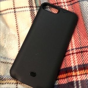 Black charging case for IPhone 7/8 Plus